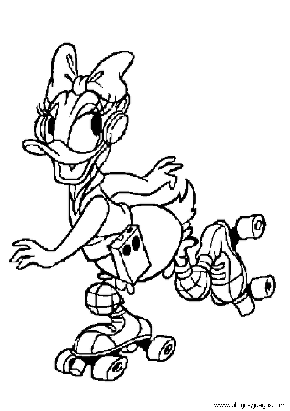 dibujos-de-daisy-duck-011 | Dibujos y juegos, para pintar y colorear dibujos-de-daisy-duck-011 | Dibujos y juegos, para pintar y colorear