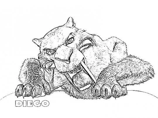 Dibujos-de-para-colorear-tigre ...