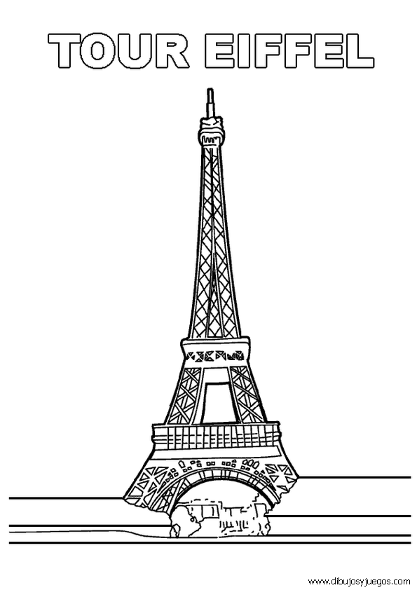 dibujos-de-paris-francia-004-torre-eiffel | Dibujos y juegos, para ... dibujos-de-paris-francia-004-torre-eiffel | Dibujos y juegos, para ...