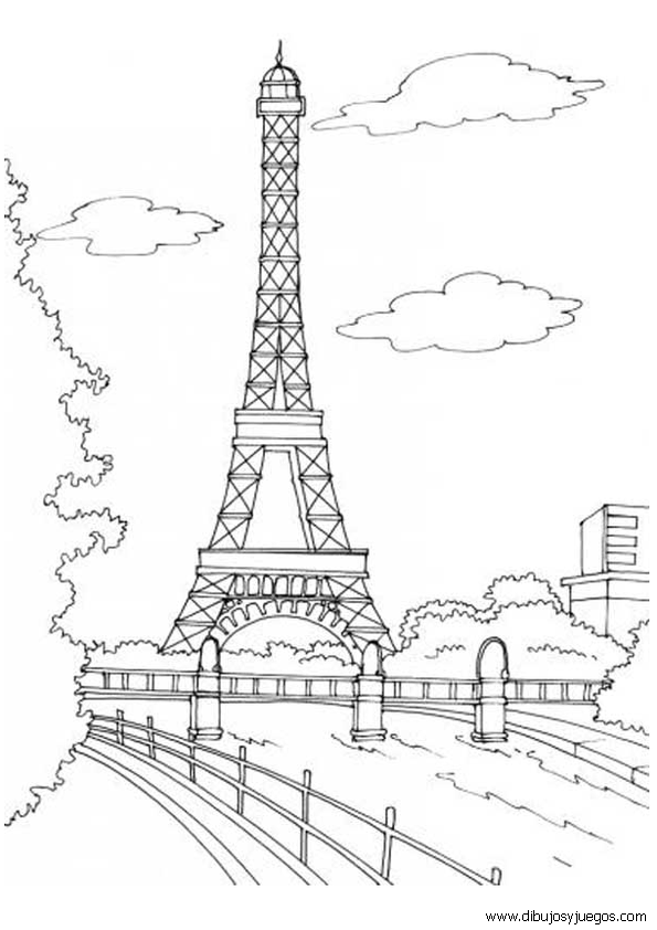 dibujos-de-paris-francia-006-torre-eiffel | Dibujos y juegos, para ... dibujos-de-paris-francia-006-torre-eiffel | Dibujos y juegos, para ...