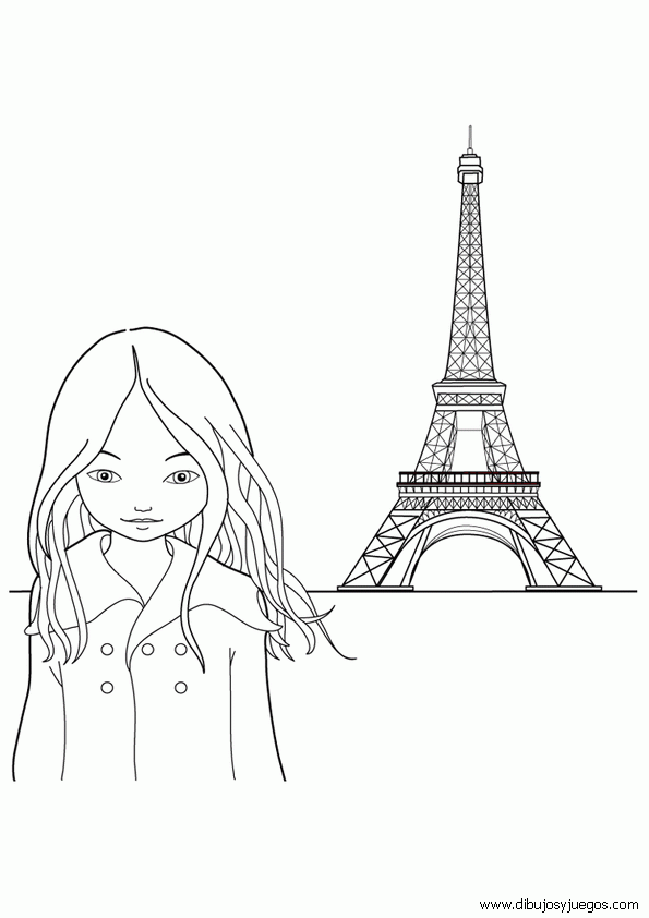 dibujos-de-paris-francia-009-torre-eiffel | Dibujos y juegos, para ...