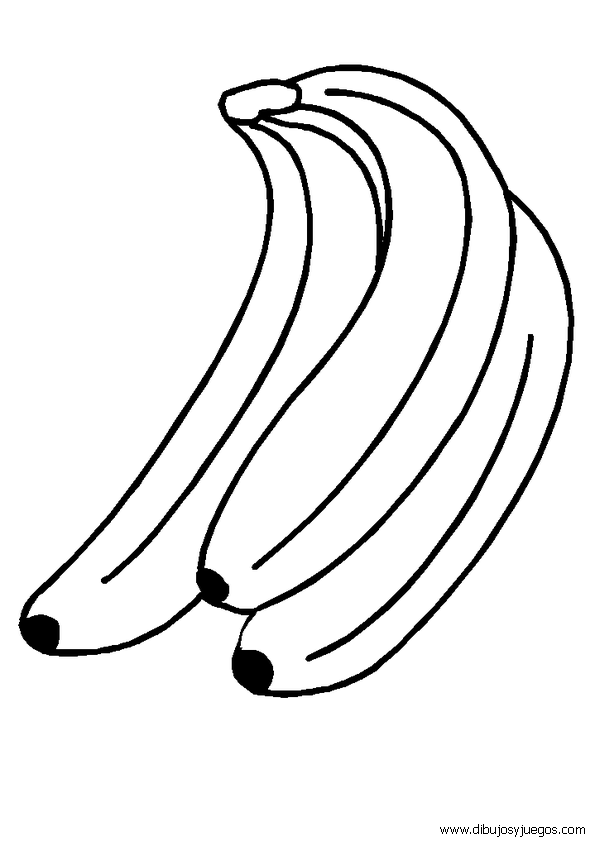 dibujos-de-platanos-bananas-002 | Dibujos y juegos, para pintar y ... dibujos-de-platanos-bananas-002 | Dibujos y juegos, para pintar y ...