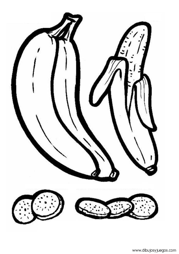dibujos-de-platanos-bananas-007 | Dibujos y juegos, para pintar y ... dibujos-de-platanos-bananas-007 | Dibujos y juegos, para pintar y ...