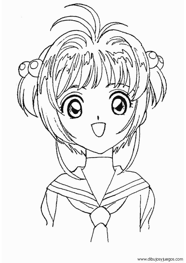 dibujos-de-sakura-cardcaptor-002 | Dibujos y juegos, para pintar y ...