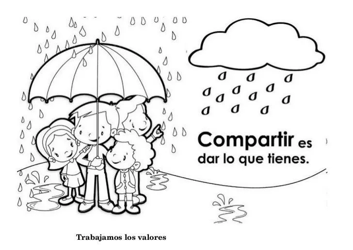 dibujos-de-valores-para-clase- ...