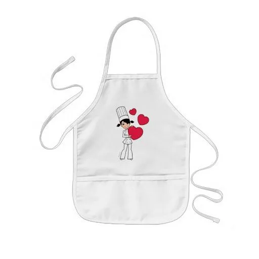 Delantal del cocinero del dibujo animado de Zazzle. Delantal del cocinero del dibujo animado de Zazzle.