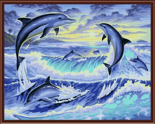 Dibujos De Delfines - Compra lotes baratos de Dibujos De Delfines ...