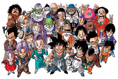 Personajes de goku nombres - Imagui