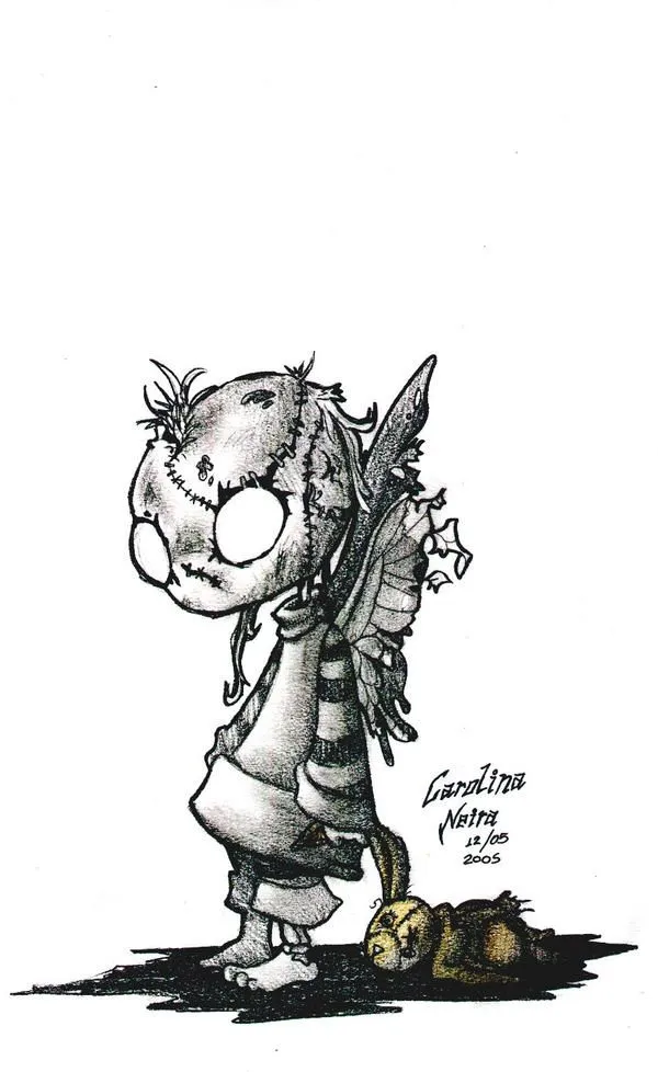 Dibujos de demonios a lapiz - Imagui