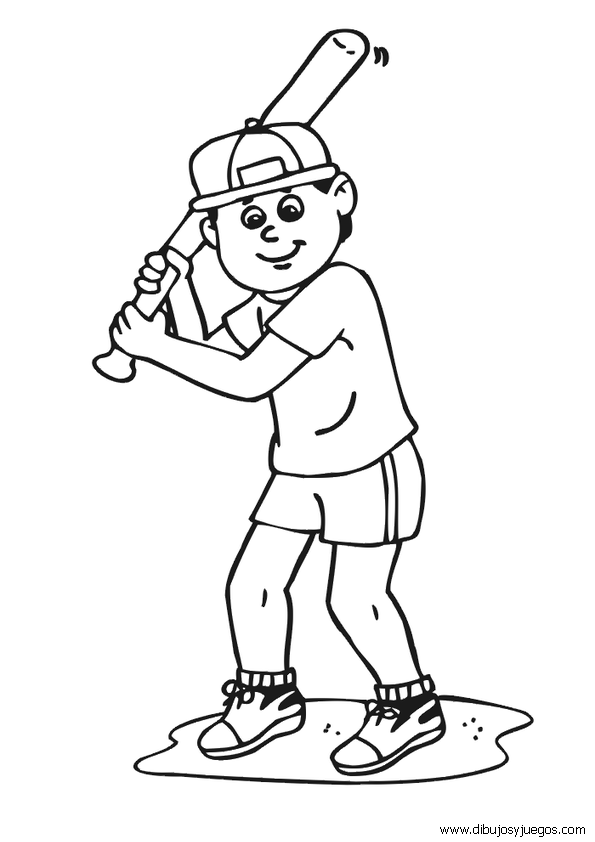 dibujos-deporte-beisbol-014 | Dibujos y juegos, para pintar y colorear dibujos-deporte-beisbol-014 | Dibujos y juegos, para pintar y colorear