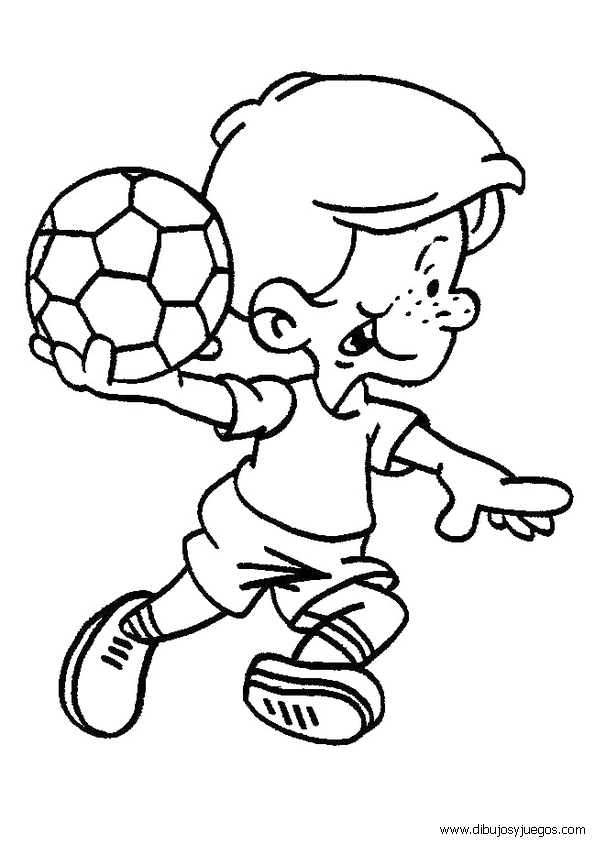 dibujos-deporte-futbol-063 | Dibujos y juegos, para pintar y colorear
