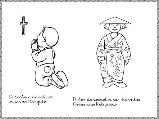 DIBUJOS DE DERECHOS HUMANOS PARA IMPRIMIR Y PINTAR | infantil 2.0