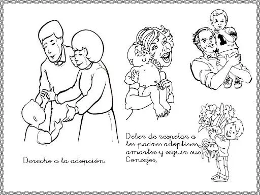 Dibujos derechos del niño | Manualidades Infantiles