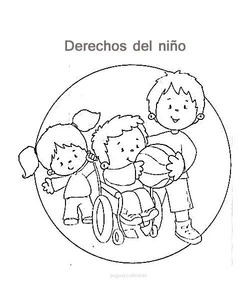 Dibujos de los derechos del niño para pintar - Manualidades Infantiles Dibujos de los derechos del niño para pintar - Manualidades Infantiles