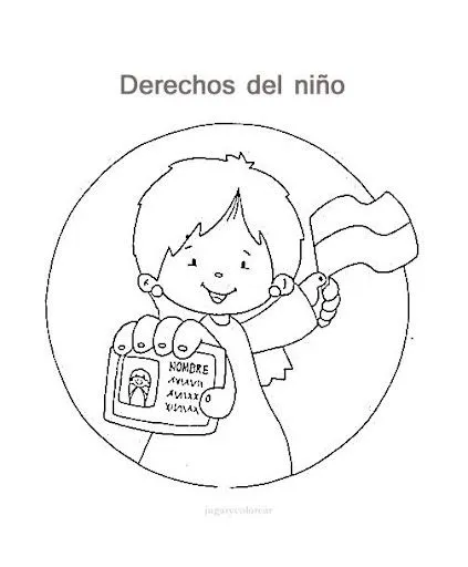 Dibujos de los derechos del niño para pintar | Manualidades ...