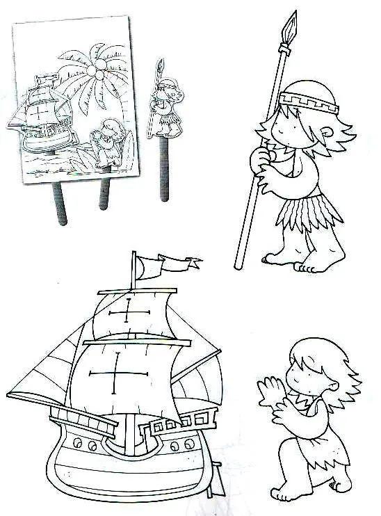 Dibujos para colorear de cultura venezolana - Imagui