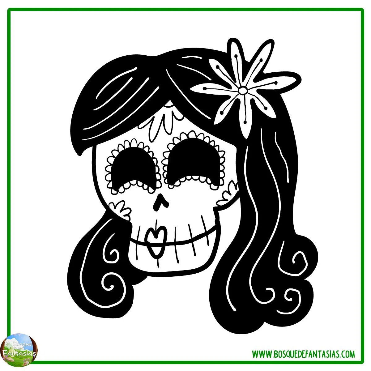 DIBUJOS DEL DÍA DE LOS MUERTOS ® Imágenes para colorear