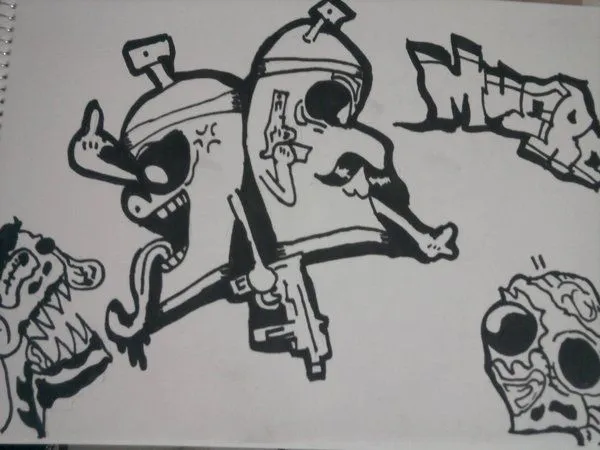 Dibujos raperos faciles - Imagui
