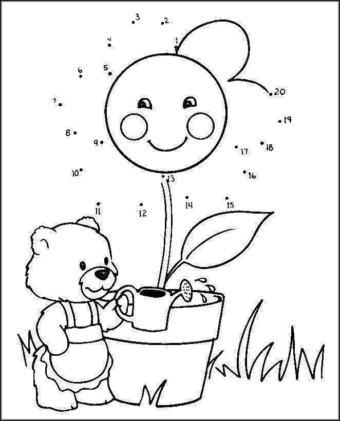 ... TUS DIBUJOS: Dibujo de Margarita para unir con puntos y colorear ... TUS DIBUJOS: Dibujo de Margarita para unir con puntos y colorear