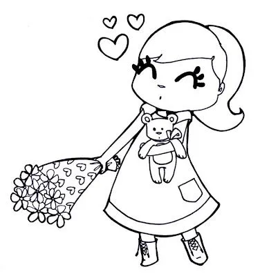 DIBUJOS: DIBUJOS DE SAN VALENTIN PARA COLOREAR DIBUJOS: DIBUJOS DE SAN VALENTIN PARA COLOREAR
