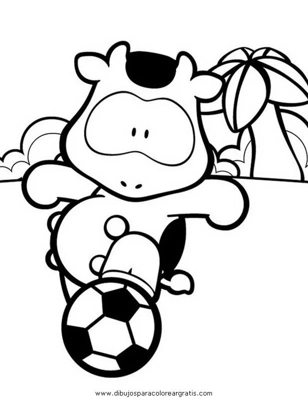 Cowco y wippo para colorear - Imagui