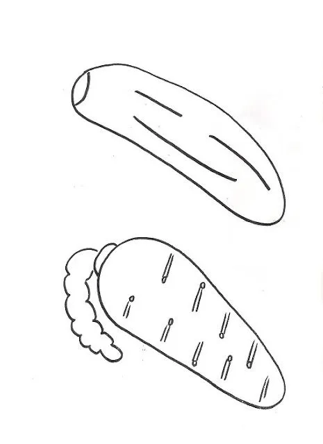 Dibujos para diferenciar frutas y verduras | Mi Kinder Dibujos para diferenciar frutas y verduras | Mi Kinder