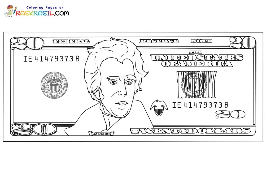 Dibujos de Dinero para Colorear