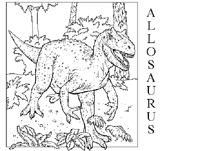 Dibujos de dinosaurios para colorear