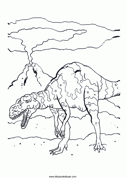 Dibujos de dinosaurios para colorear e imprimir (3 de 6) | Dibujos ... Dibujos de dinosaurios para colorear e imprimir (3 de 6) | Dibujos ...
