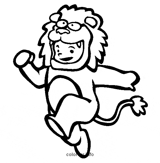 dibujos de disfraces para colorear