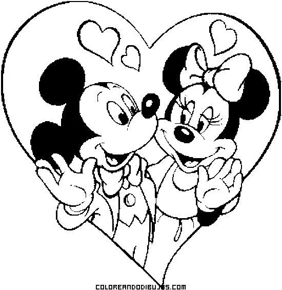 Mickey y Minnie de Disney