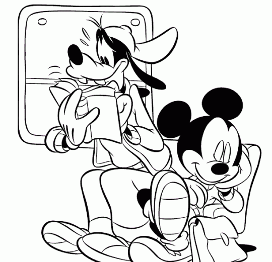 Dibujos disney para colorear
