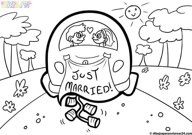 5 dibujos divertidos de novios para tarjetas de boda :: Dibujos de ... 5 dibujos divertidos de novios para tarjetas de boda :: Dibujos de ...