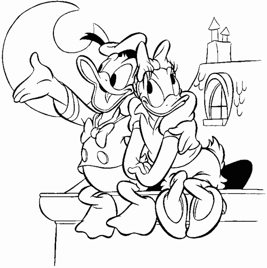 Dibujos del Pato Donald y Daisy para colorear | Dibujos para Niños Dibujos del Pato Donald y Daisy para colorear | Dibujos para Niños