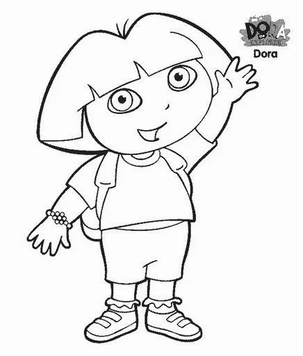 COLOREAR DORA LA EXPLORADORA Y SUS AMIGOS DIBUJOS