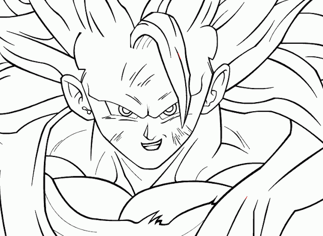 Dibujos de goku ss3 para dibujar - Imagui