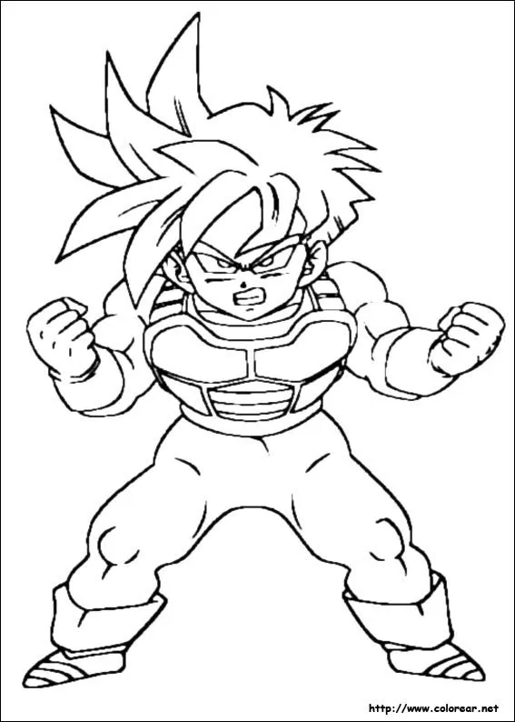 dibujos de dragon ball z para colorear | Dragon ball z, Dragon ball, Libri  da colorare