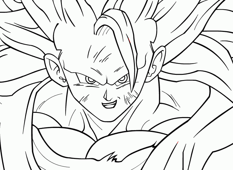 Dibujos de Dragon Ball GT para Imprimir y Colorear - Dibujos Para ...