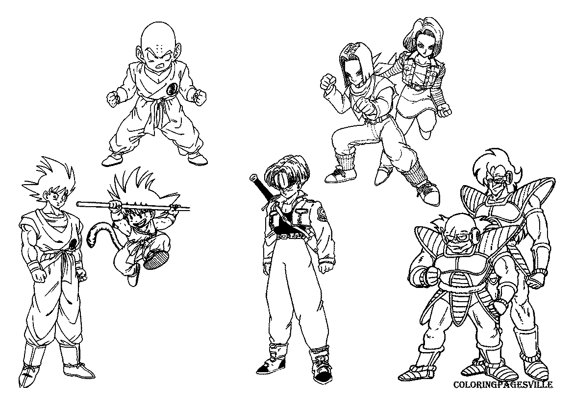 Dibujos de Dragon Ball GT para Imprimir y Colorear - Dibujos Para ... Dibujos de Dragon Ball GT para Imprimir y Colorear - Dibujos Para ...