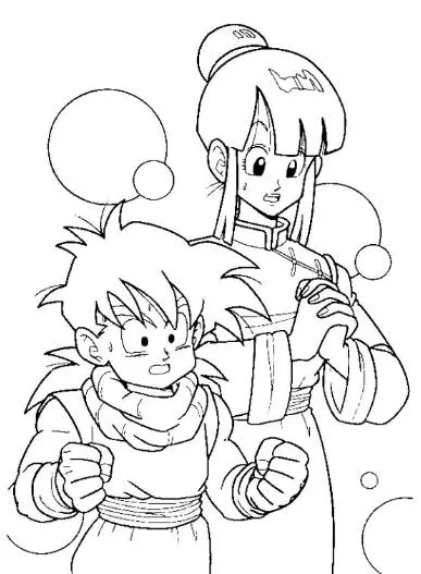 Dibujos de Dragon Ball para pintar y colorear Dibujos de Dragon Ball para pintar y colorear