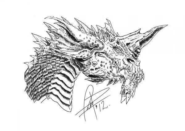 Dragones para dibujar a lapiz dificiles - Imagui