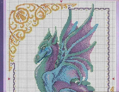 Imagenes de dragones esquemas a punto de cruz - Imagui Imagenes de dragones esquemas a punto de cruz - Imagui