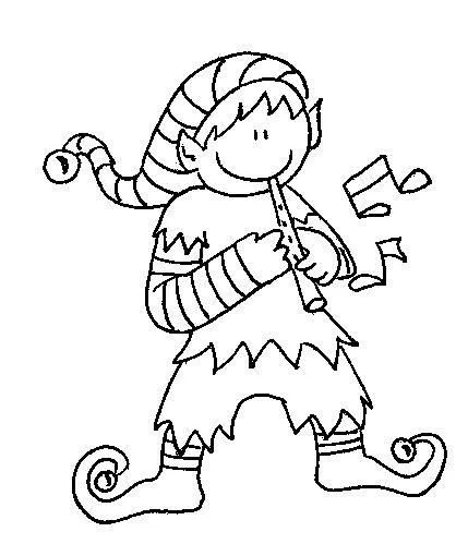 DIBUJOS DE DUENDES PARA COLOREAR