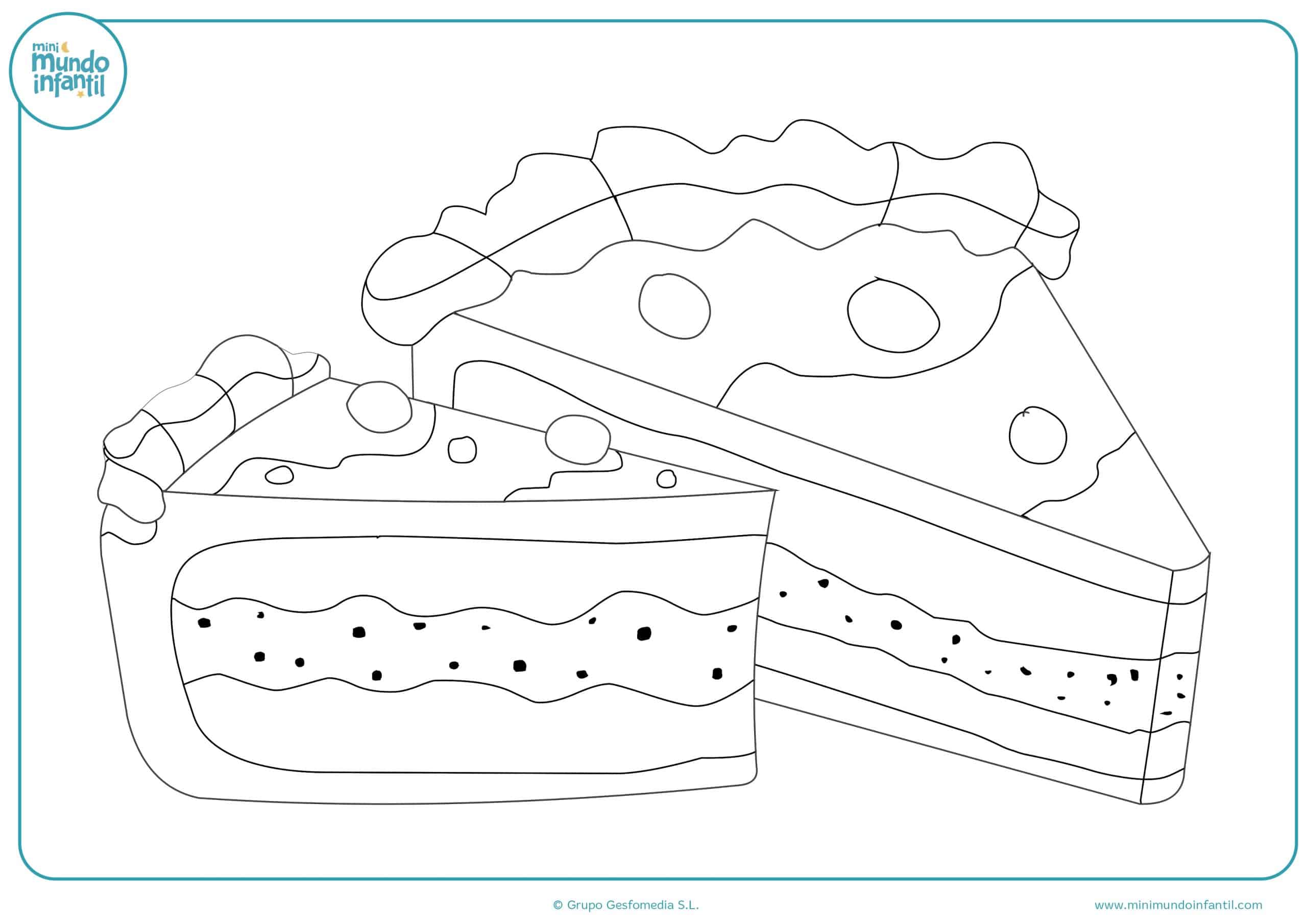 Dibujos de dulces para colorear - Mundo Primaria