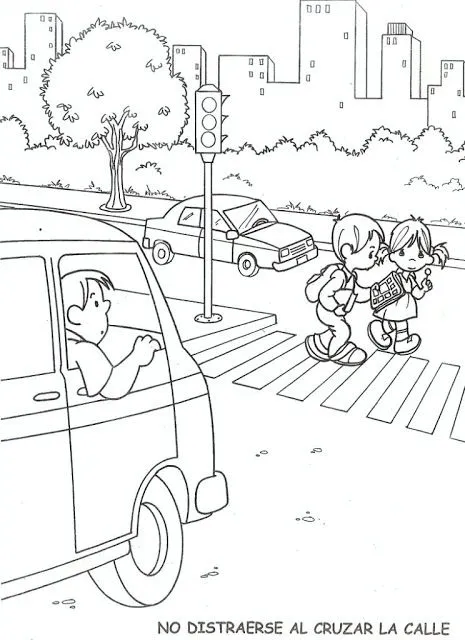 PARA COLOREAR DE PREVENCIÓN DE ACCIDENTES - Imagui