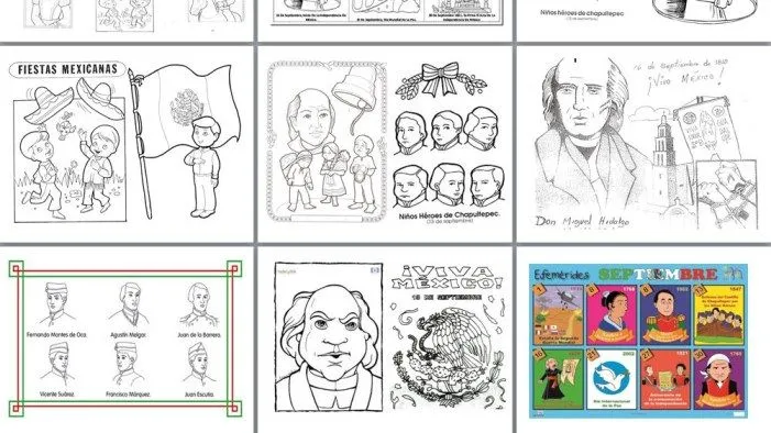 Dibujos de efemérides del mes de Septiembre para colorear ... Dibujos de efemérides del mes de Septiembre para colorear ...
