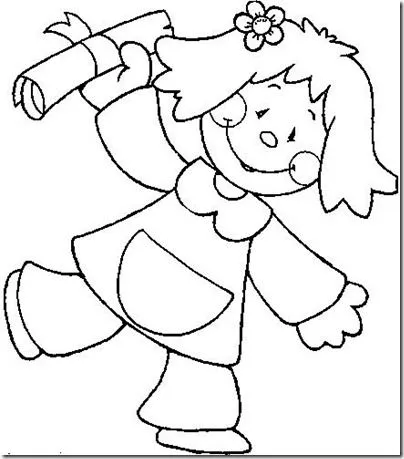 Dibujos egresados con diploma color y colorear | pintar y jugar ... Dibujos egresados con diploma color y colorear | pintar y jugar ...