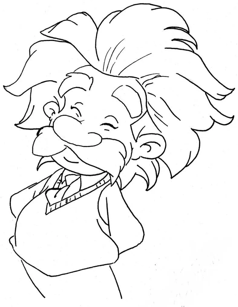Imagen albert einstein PARA COLOREAR - Imagui Imagen albert einstein PARA COLOREAR - Imagui