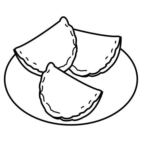 Dibujos de empanadas para colorear - Imagui Dibujos de empanadas para colorear - Imagui