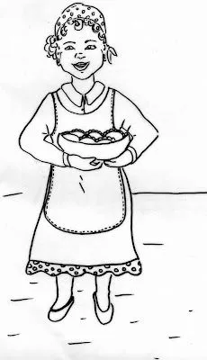 Dibujos de empanadas para colorear - Imagui